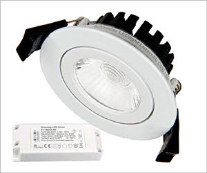 Schneider Luxern80 COB 8.0W LED Einbaustrahler Weiss